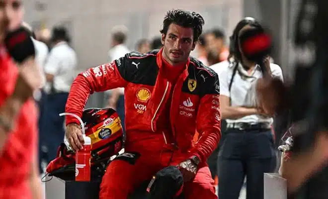 What's the status of Carlos Sainz's 2024 Ferrari contract?