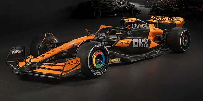 McLaren MCL38 Livery Reaction Norris and Piastri F1 2024