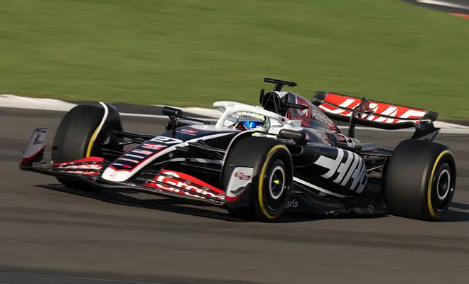 Ayao Komatsu Haas F1 Test