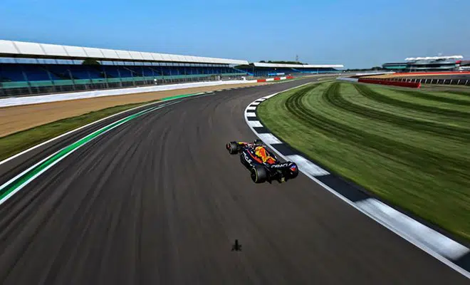 Drone F1 Verstappen Footage