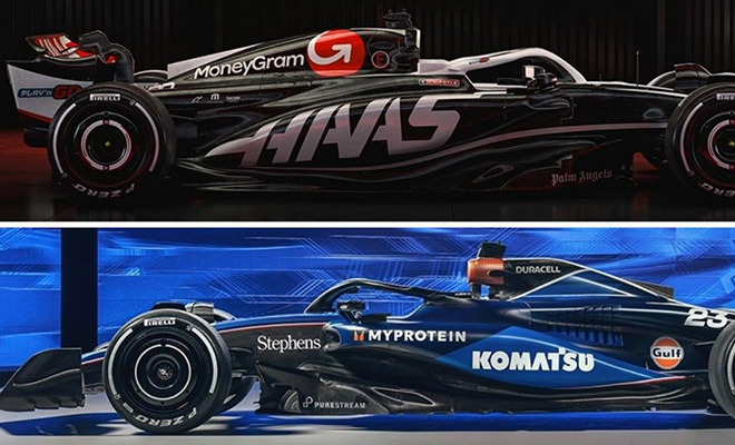 F1 liveries evolution
