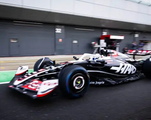 Haas VF-24 Shines in Silverstone Shakedown Event