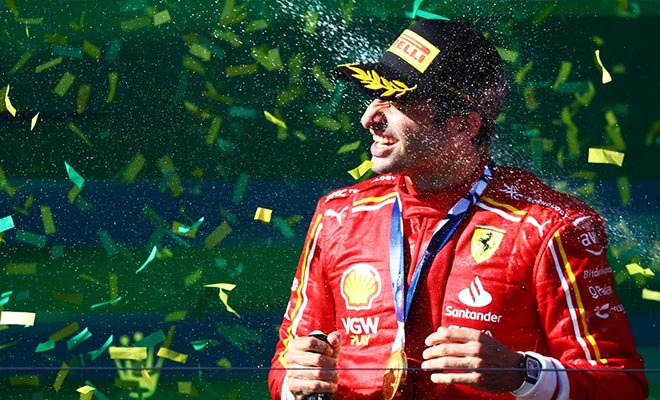 Horner Praises Sainz's Remarkable Post-Surgery Win