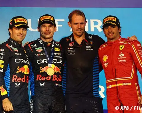 Sainz Bahrain GP Podium