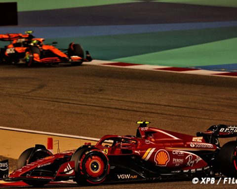 Sainz Podium Finish Ferrari F1 2024 Bahrain