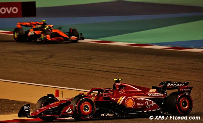 Sainz Podium Finish Ferrari F1 2024 Bahrain