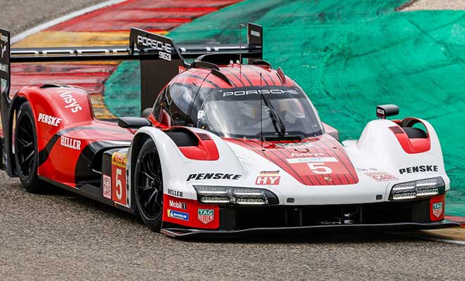 Sebastian Vettel Tests Porsche 963 at Aragon