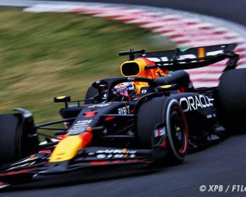 F1 Japan GP Verstappen tops final practice