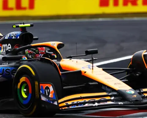 McLaren F1 and tire graining at the Shanghai circuit