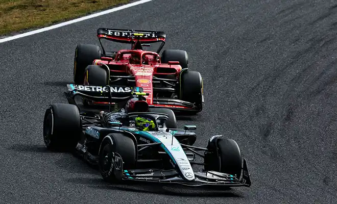 Mercedes F1 Tackles Tire Trouble at Japanese GP