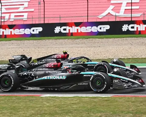 Mercedes F1's W15 Struggles with Downforce Issues