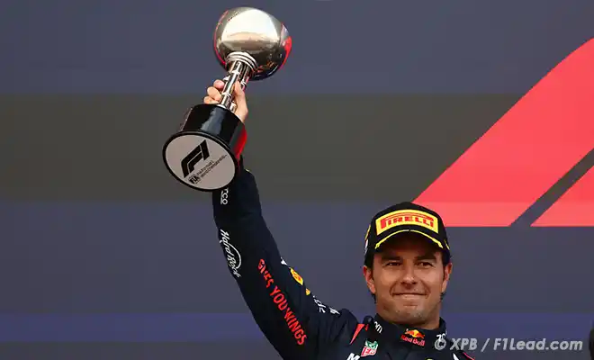 Perez Battles Tire Woes Clinches Silver at Suzuka