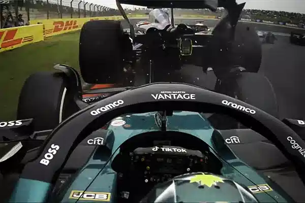 Ricciardo Blames Stroll for Crash in Chinese GP
