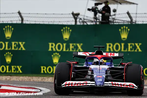 Ricciardo Upbeat Tsunoda Struggles in China Sprint