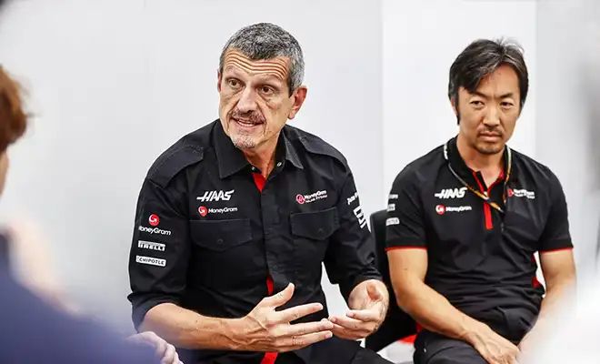 Steiner vs Komatsu Clash Over Haas F1's Forecast