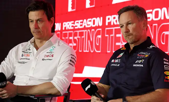 Wolff Declares F1 Title Decided Horner Disagrees