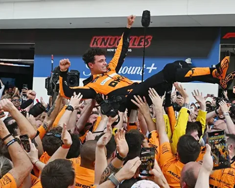 Lando first F1 victory