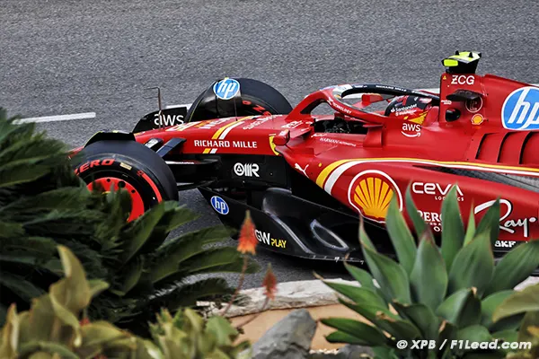 Leclerc Blazes in Monaco FP2 Sainz Off Pace