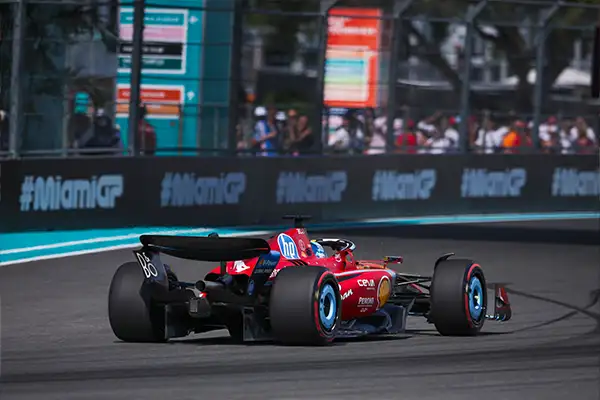 Leclerc Pushes Limits for Front Row in Miami