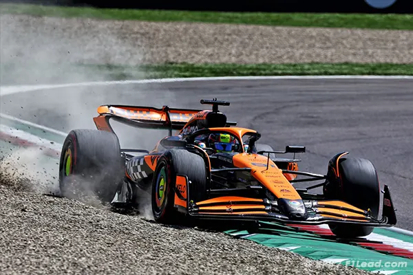 McLaren Dominate as Crashes Mar FP3 at Imola