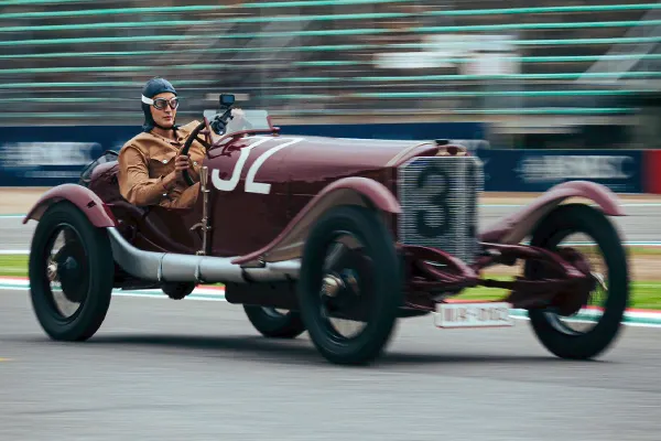 Russell's Thrilling Drive in Century-Old Mercedes