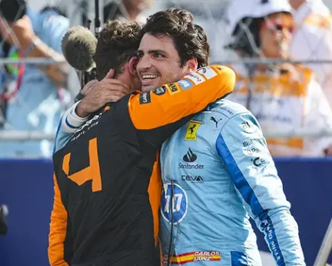 Sainz Applauds Norris's Fortuitous Miami Win