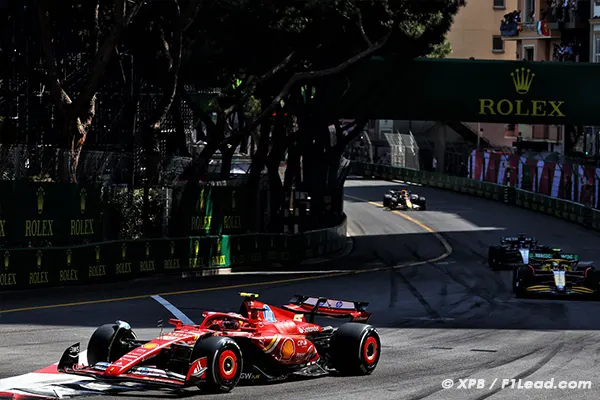 Sainz Settles for Third in Monaco Thriller