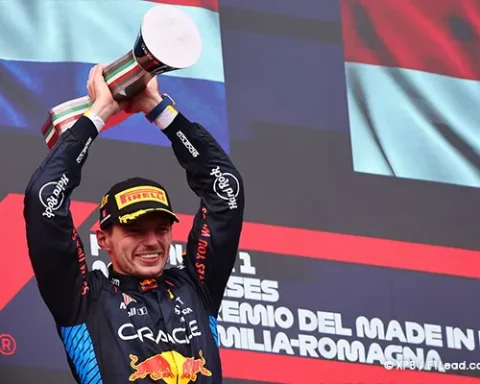 Verstappen Fights All the Way to Hold Off Norris at Imola