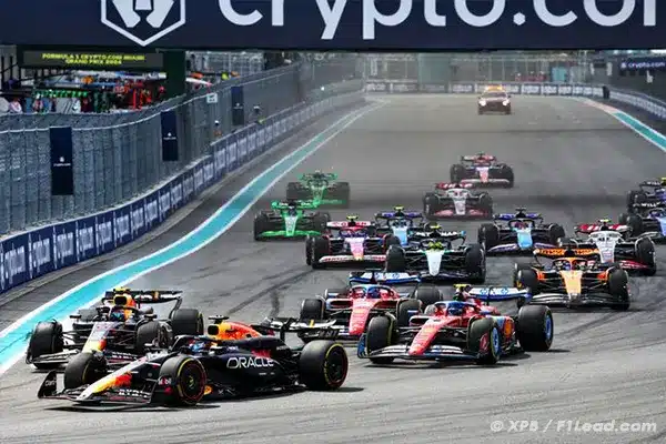 Verstappen Frustrated by Perez's Contact at Start