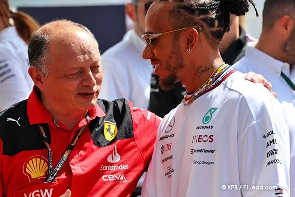 Hamilton, Ferrari Join Forces with Mission 44