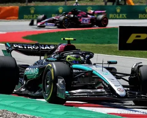 Hamilton Dominates FP2 in Spain Sainz Trails Closely