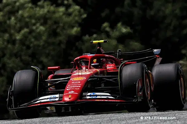  Sainz Leclerc Struggle in F1 Sprint with Ferrari
