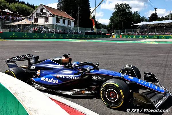 Albon's 'Disappointing' Day Sargeant Fares Worse in Belgium