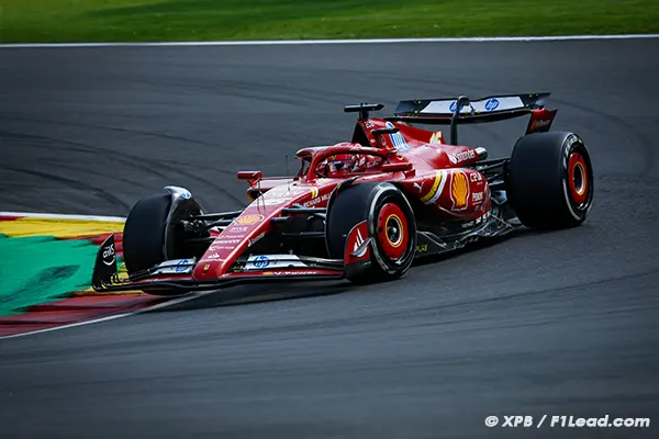 Ferrari's Pace Lags Behind Mercedes at Spa