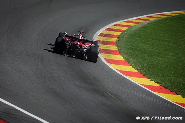 Ferrari's Pace Lags Behind Mercedes at Spa