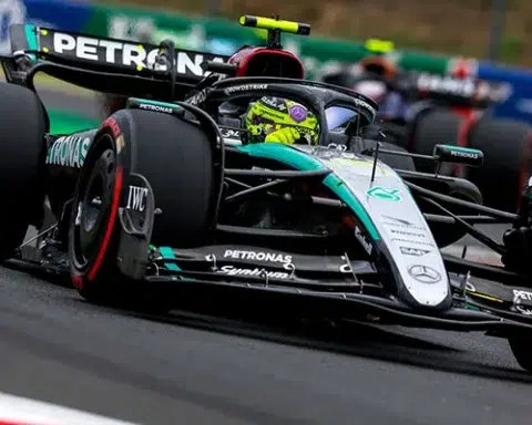 Hamilton's W15 Intact After Verstappen Clash