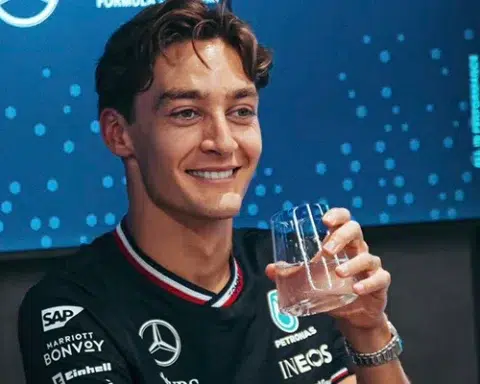 Russell Cheers Mercedes' Stunning Race Lead