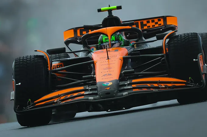 Challenging FP1 Sees Norris Ahead, Verstappen Trails