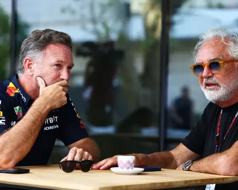 Horner's Rare Visit Ignites Nostalgia in F1's Briatore