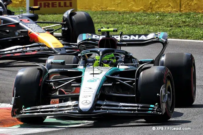 Monza FP2 Hamilton Pips Norris by a Whisker