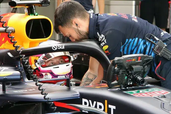 Lawson Steers Red Bull RB20 in Monza F1 Tests