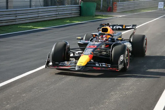 Lawson Steers Red Bull RB20 in Monza F1 Tests