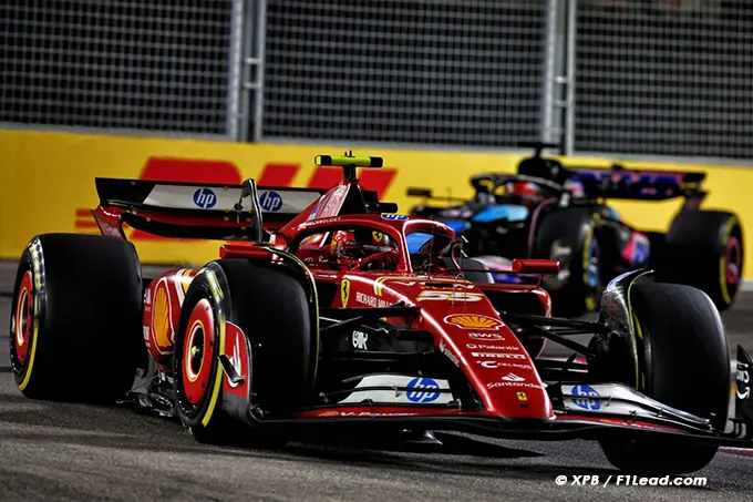 Carlos Sainz climbed from tenth to seventh place