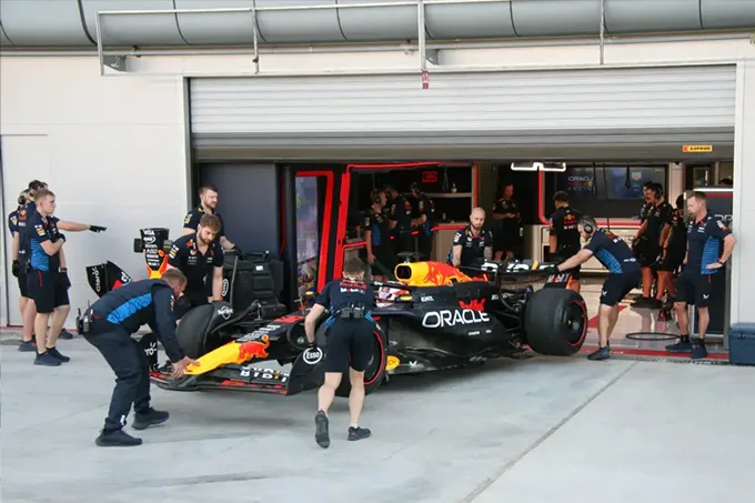 Lawson Steers Red Bull RB20 in Monza F1 Tests