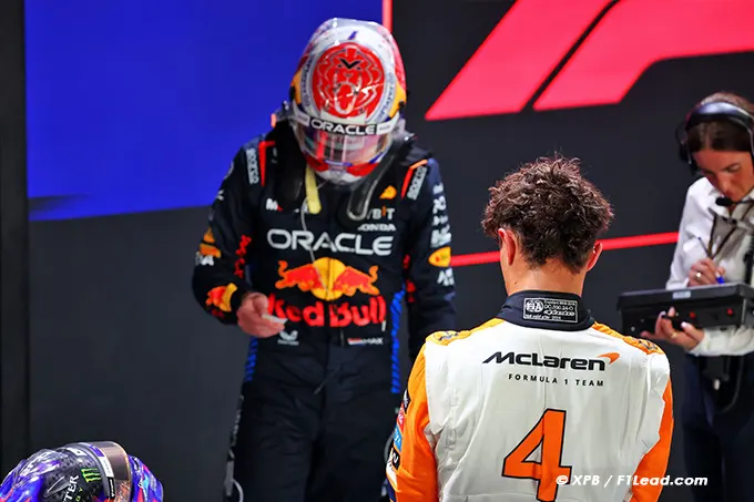 McLaren Chief Unhappy with Verstappen Beside Norris