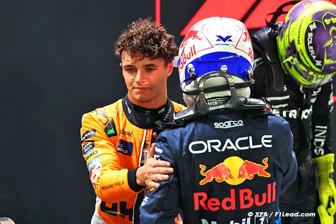 McLaren Chief Unhappy with Verstappen Beside Norris