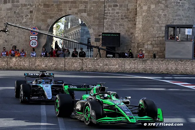 No Breakthrough for Stake F1 at Baku GP