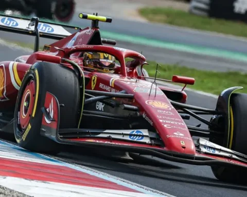 Sainz Tests New Ferrari Floor at Monza