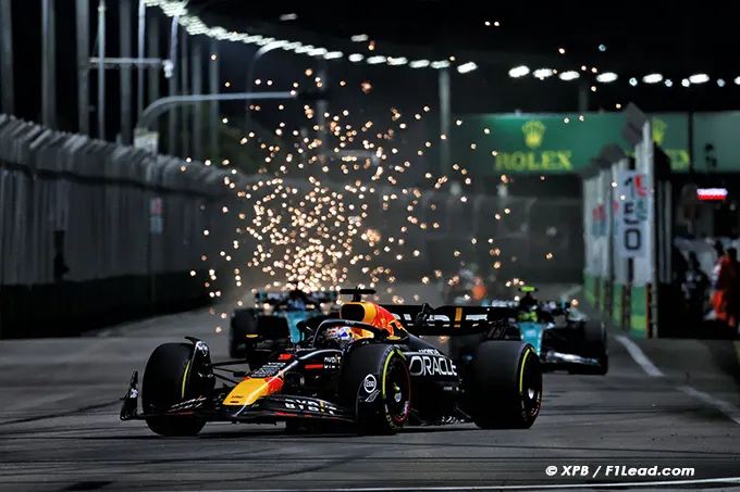 Verstappen Overcomes Difficulties to Clinch Second