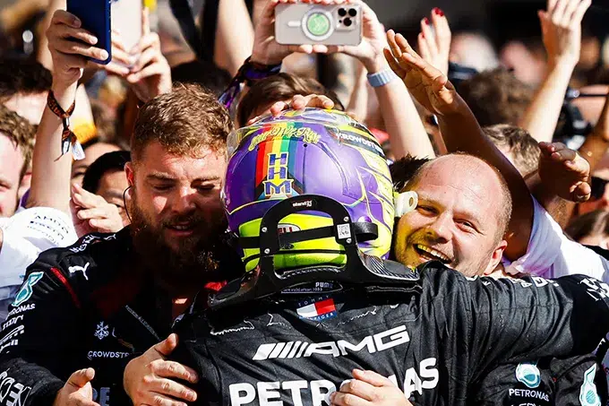 Age Defying Hamilton’s Ferrari Move at 40 in Top Form